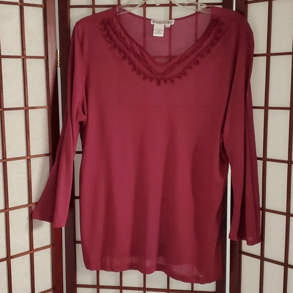 WinterSilks Tops - EUC WinterSilks 3/4 sleeve modal t-shirt